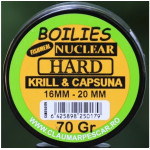 Boilies Claumar Fishmeal Nuclear Hard Krill-capsuna 16mm-20mm 70gr